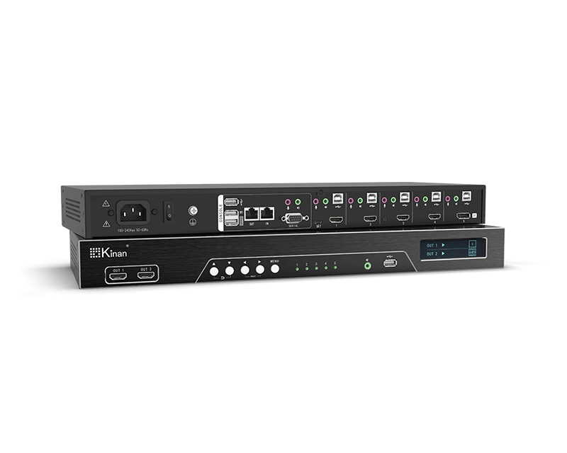 <b>5 Port USB HDMI Multi-View KVM Switch</b>