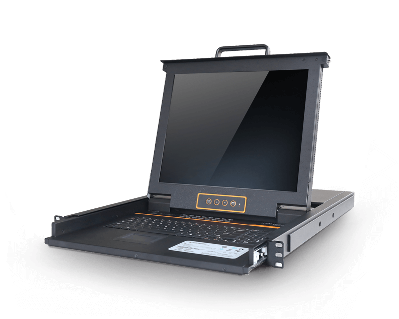  17” 16 Port CAT5 LCD KVM over IP Switch 1-Local / 1-Remote Access