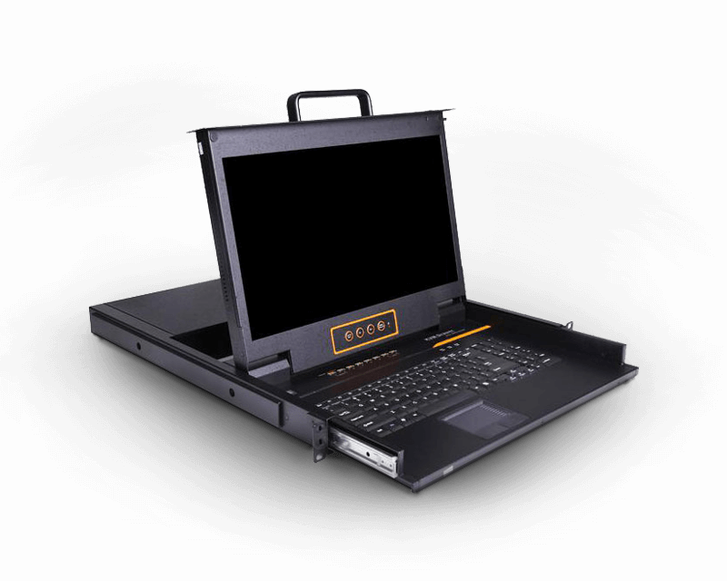 17” 16 Port FHD Rackmount LCD KVM Console 1080P