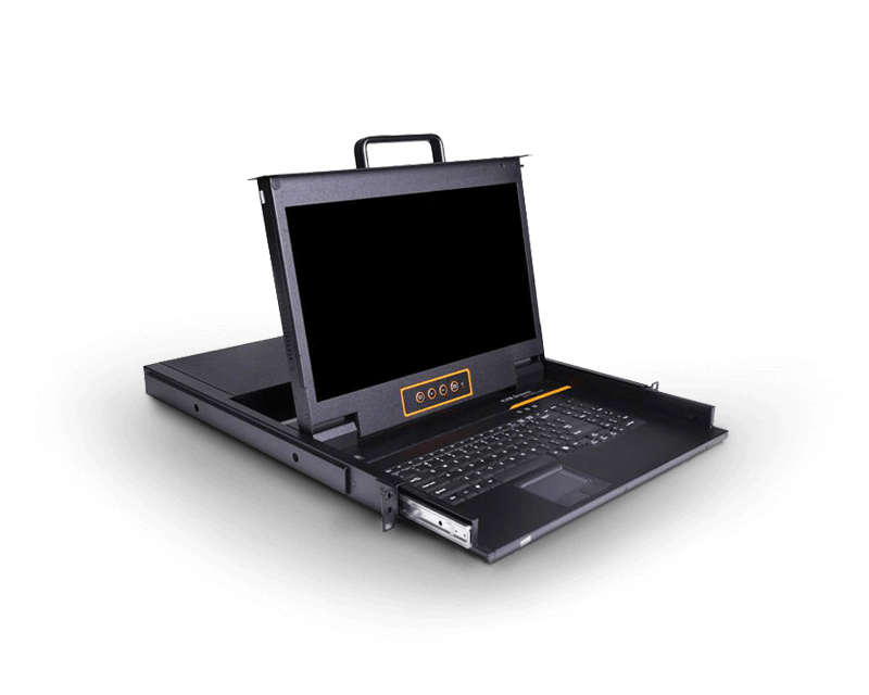 1U 17” FHD Rack Mount LCD Console
