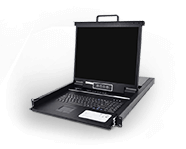 19 인치 8 포트 USB-PS/2 VGA LCD KVM 스위치 (DXL)