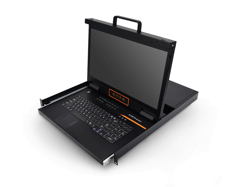 24-Port Short Depth CAT5 18.5” Widescreen LCD KVM Switch