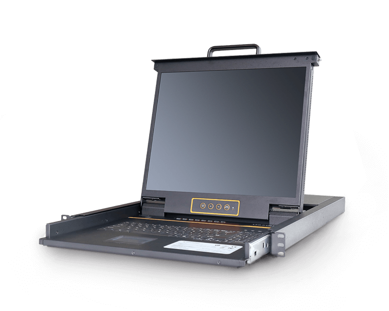 19” Rackmount 8-Port DVI KVM Switch