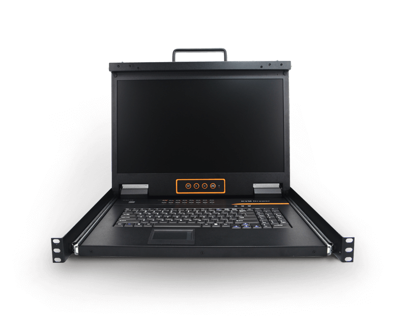 18.5＂ 16 PORT USB-PS2 VGA LCD KVM CONSOLE