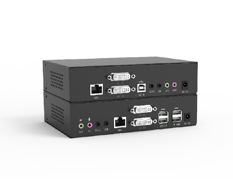 USB DVI Dual View OVER CAT5E & CAT6 KVM EXTENDER