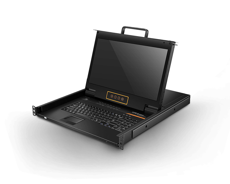 17.3'' 32 Port 1 Local 1 Remote Cat5 Over IP KVM Switch