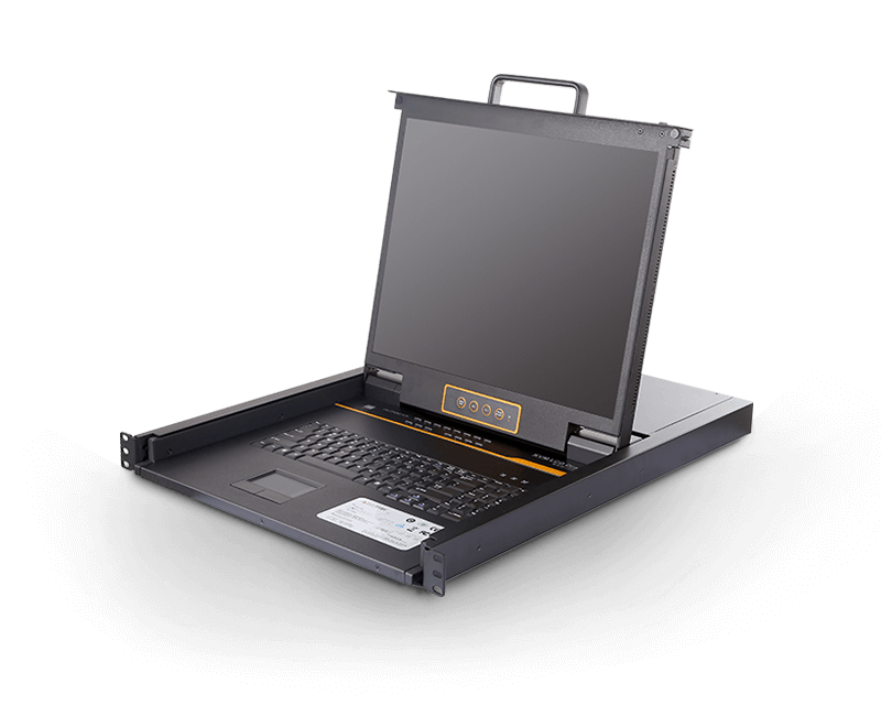 18.5＂ 32 Port CAT5 LCD KVM over IP Switch 1-Local / 2-Remote Access