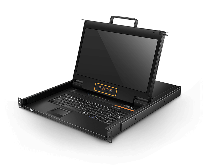 17.3” 8 Port CAT5 LCD KVM over IP Switch 1-Local / 2-Remote Access