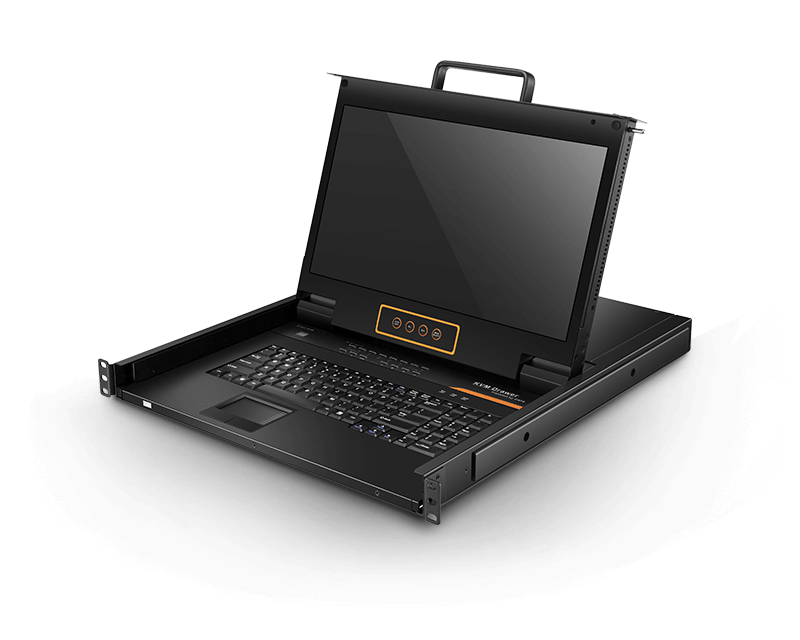 17.3” 32 Port CAT5 LCD KVM over IP Switch 1-Local / 2-Remote Access